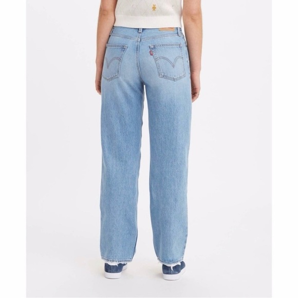 Levi's ‘94 Baggy Straight Leg Distressed Jeans Size 24 - Picture 3 of 10